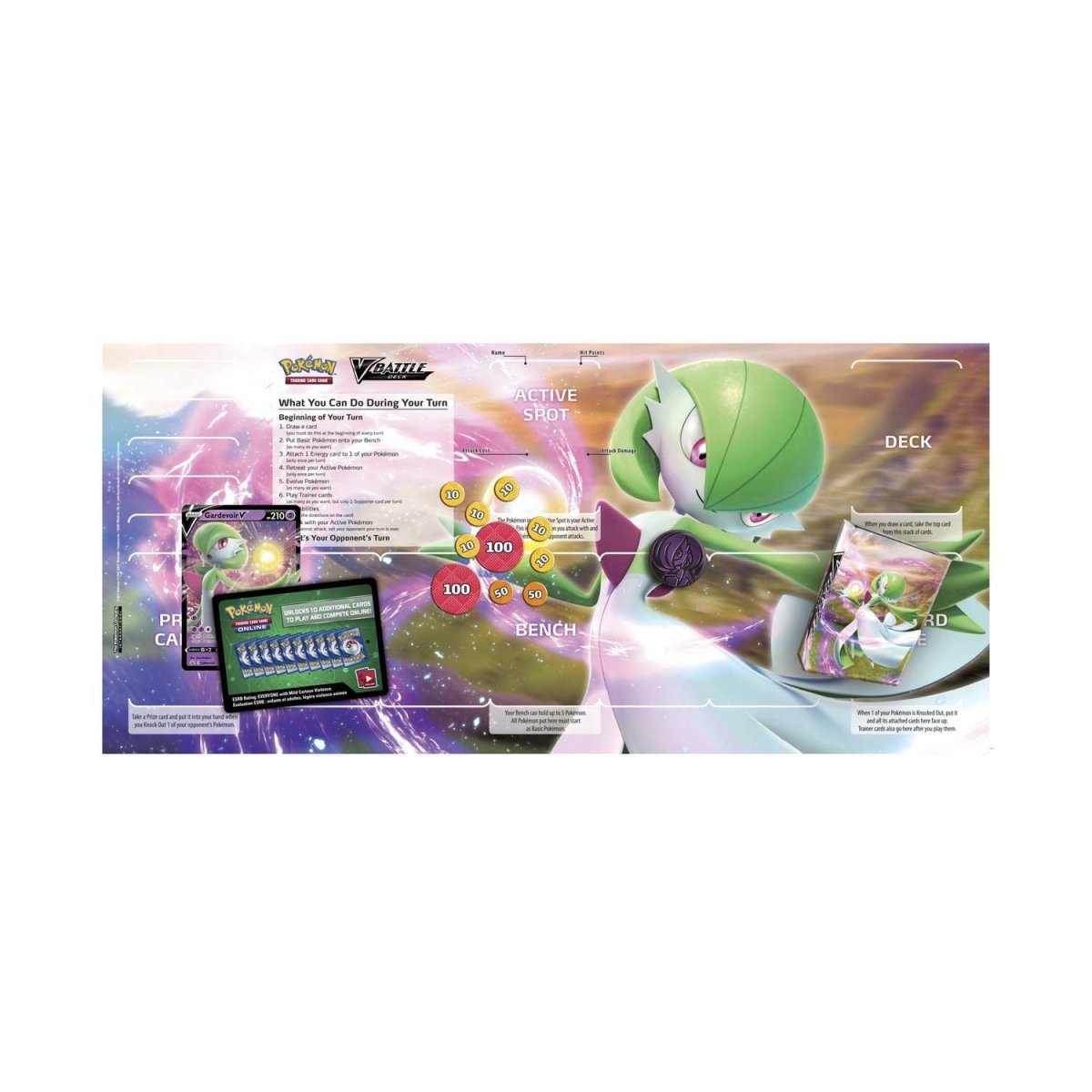 Pokémon Deck Estrutural - Gardevoir V - ShopDG - Sua Loja de Jogos