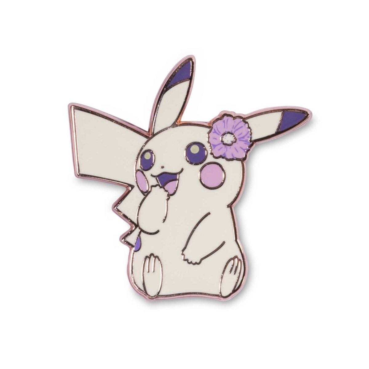 Pikachu & Mew Admiration Yellow Pokémon Pins & Greeting Card