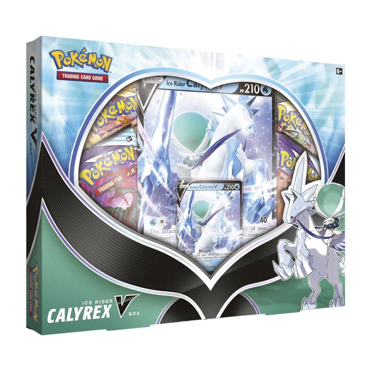 Pokemon TCG: Ice Rider Calyrex V Box : : Brinquedos e