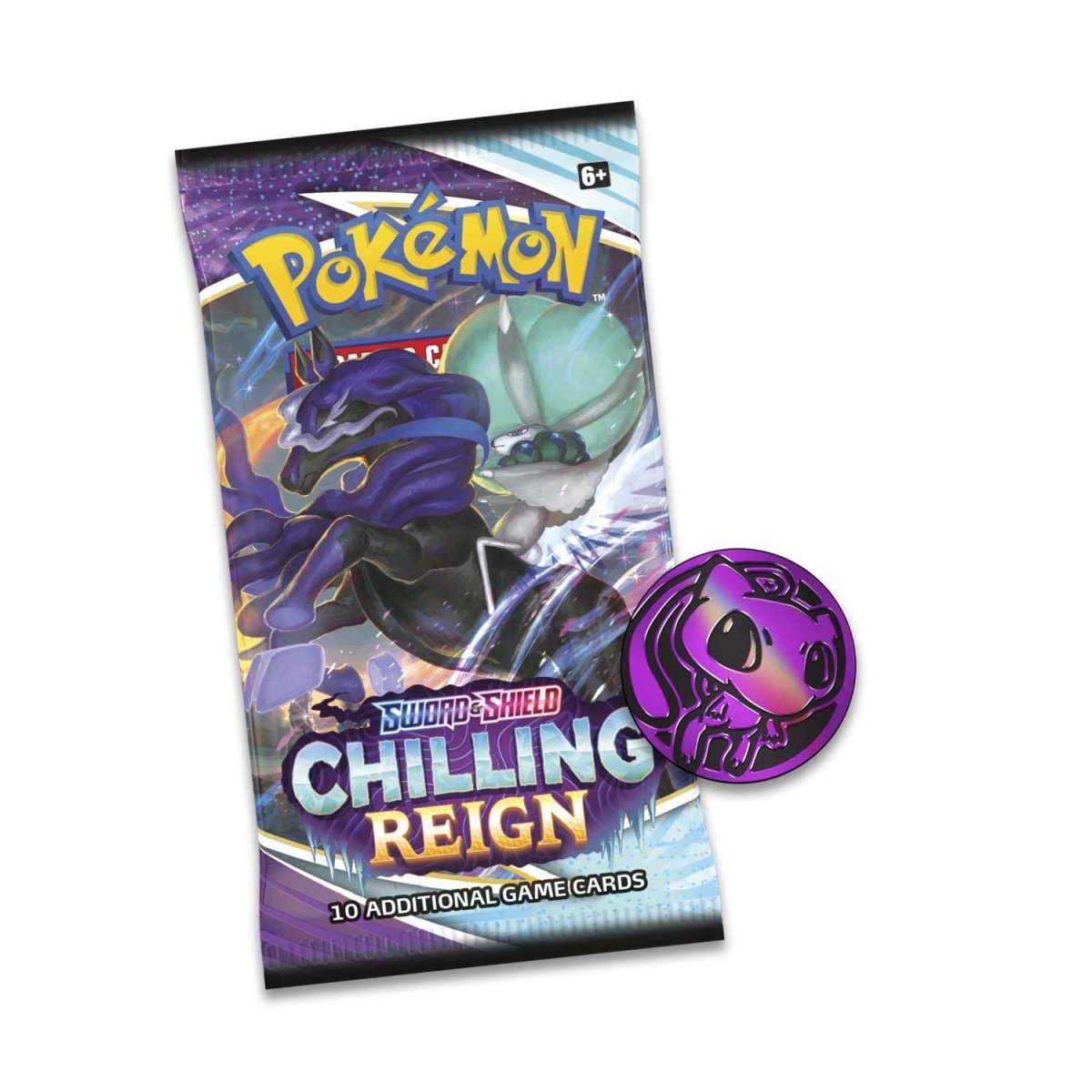 Pokémon TCG: Sword & Shield-Chilling Reign 3 Booster Packs, Snorlax ...