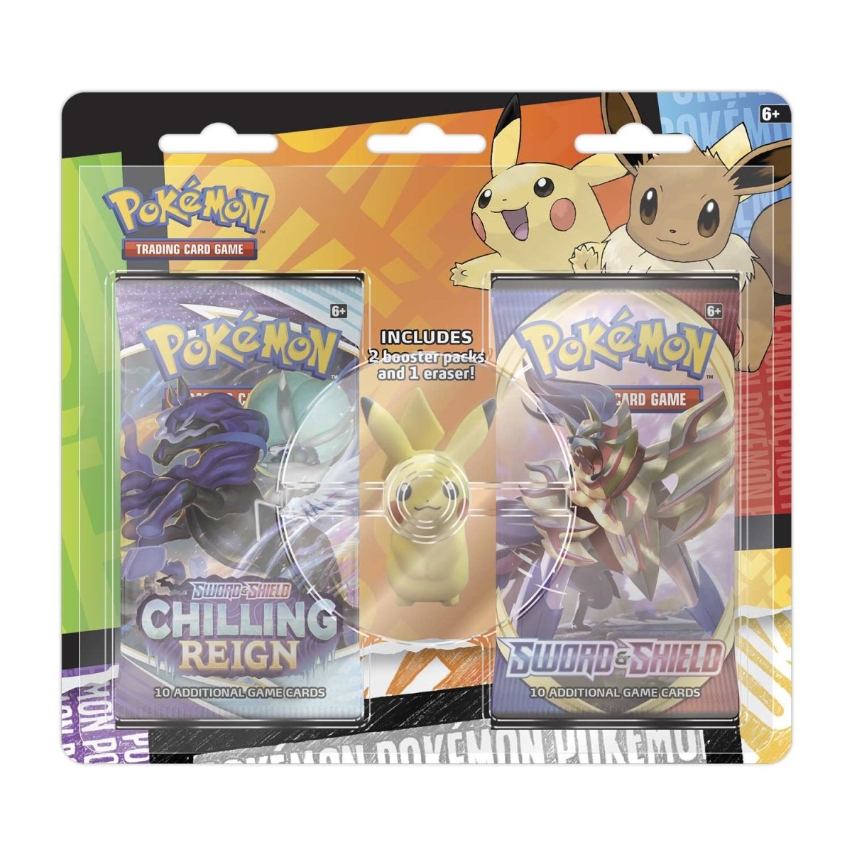 Pokémon TCG: 2 Booster Packs & Eraser | Pokémon Center Official Site