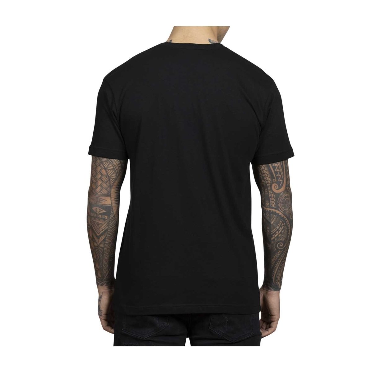 Buckle Black Burnout T-Shirt - Men's T-Shirts in Citadel