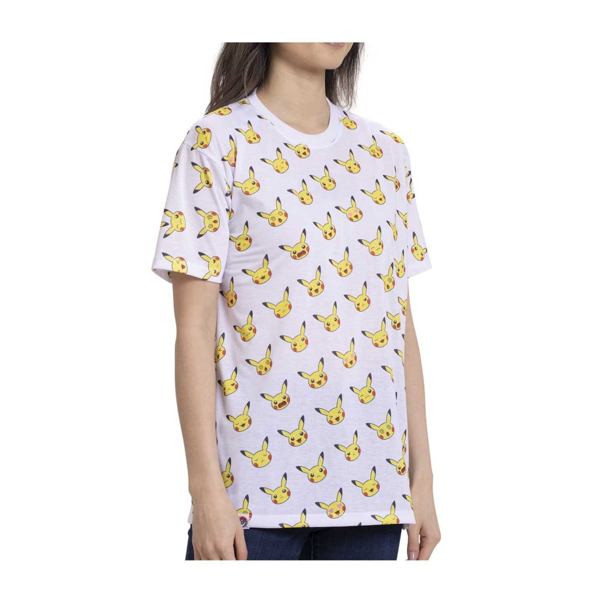 Pokémon Mood Collection: Pikachu Moods White Fitted Crew Neck T-Shirt -  Adult