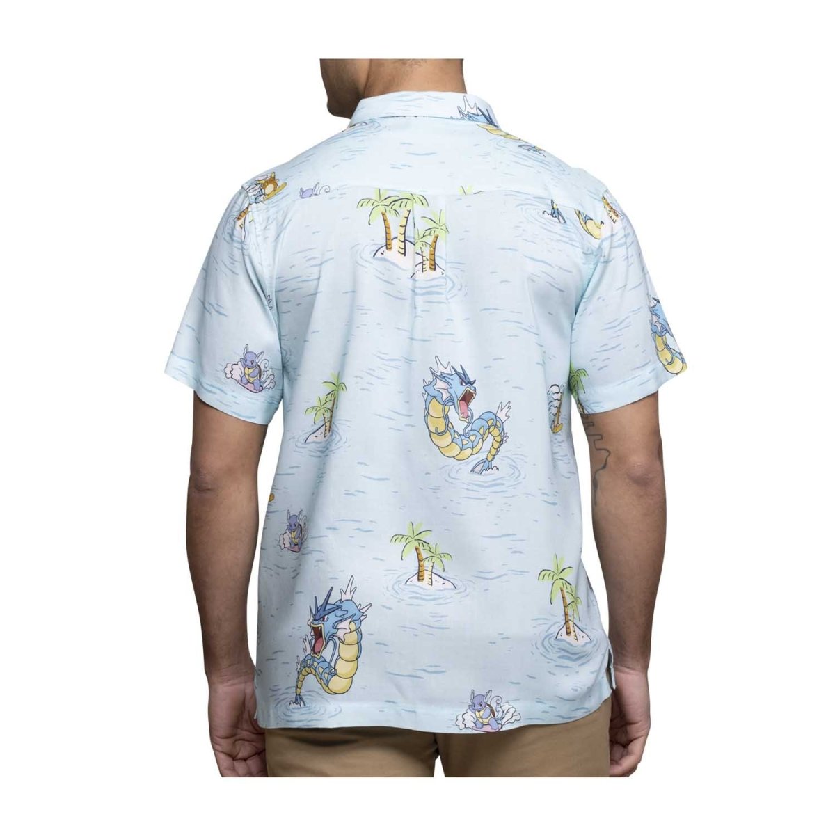 Official Pokémon Tropical Sea Surfing Shirt - Size Adult X-Large