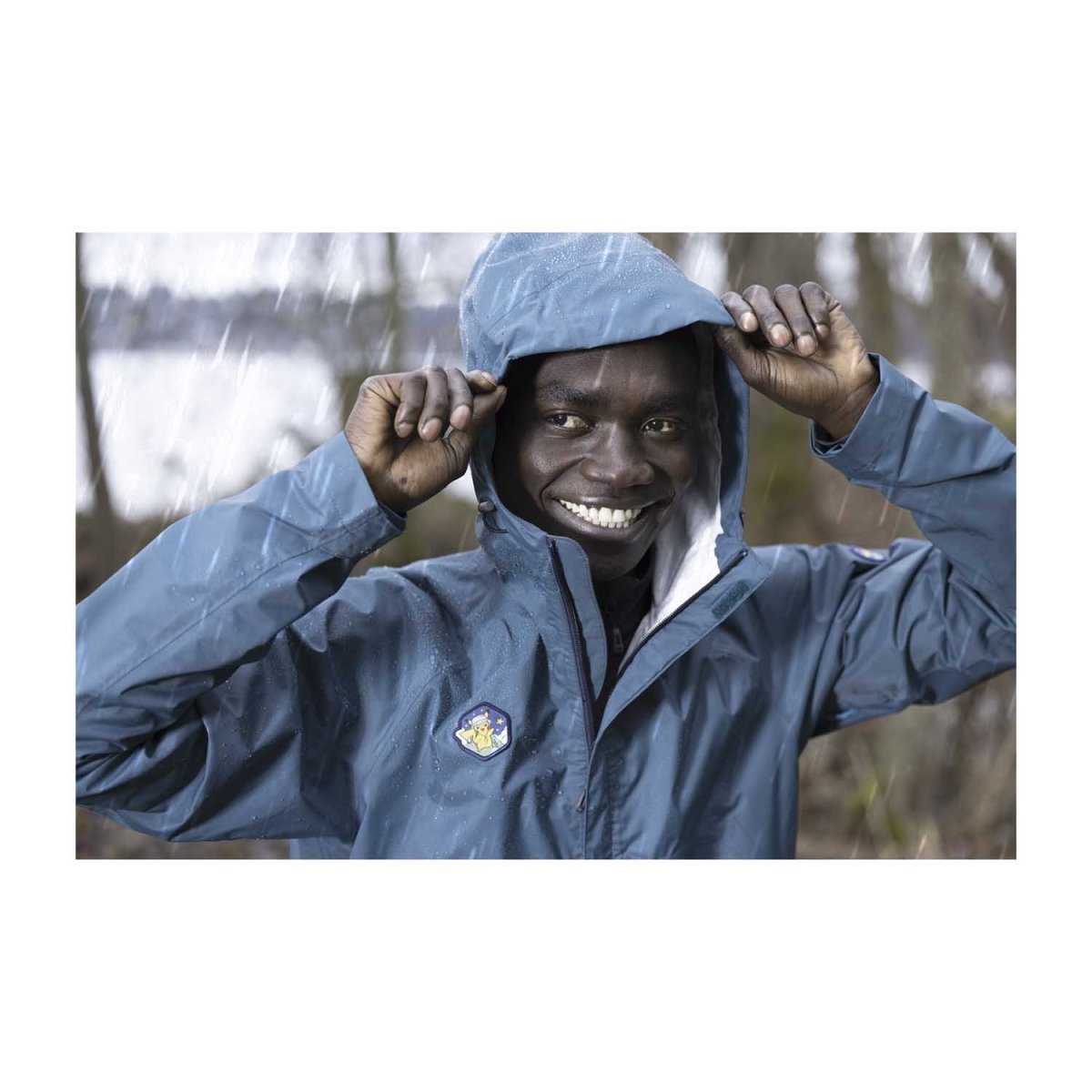 Outdoors with Pokémon Apollo Blue Rain Jacket by Outdoor Research 
