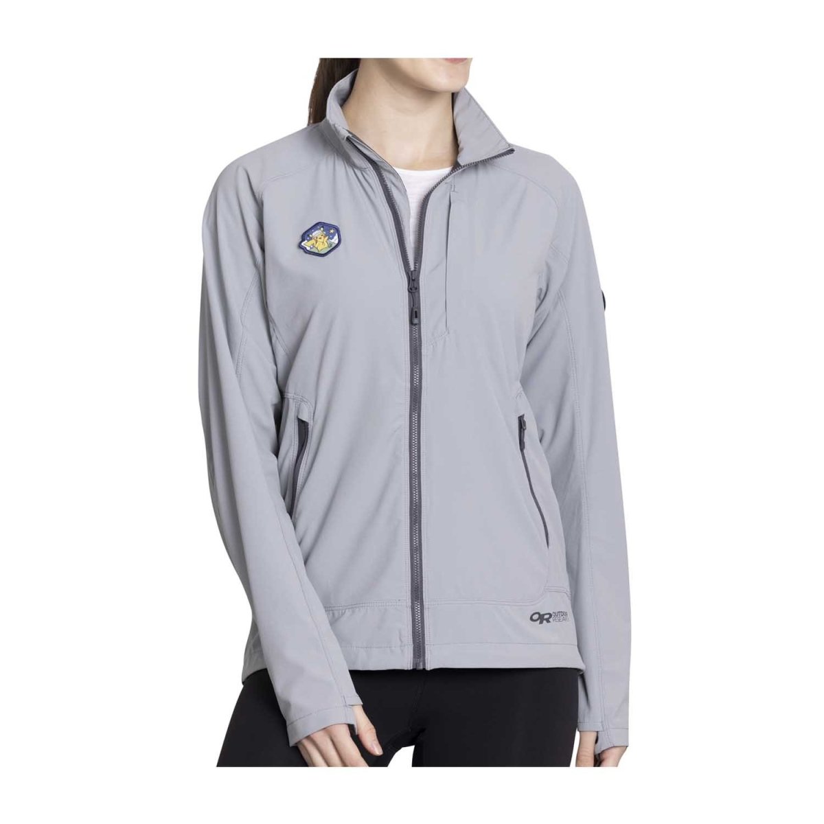 Outdoors with Pokémon Ferrosi Light Gray Lightweight Jacket by Outdoor ...