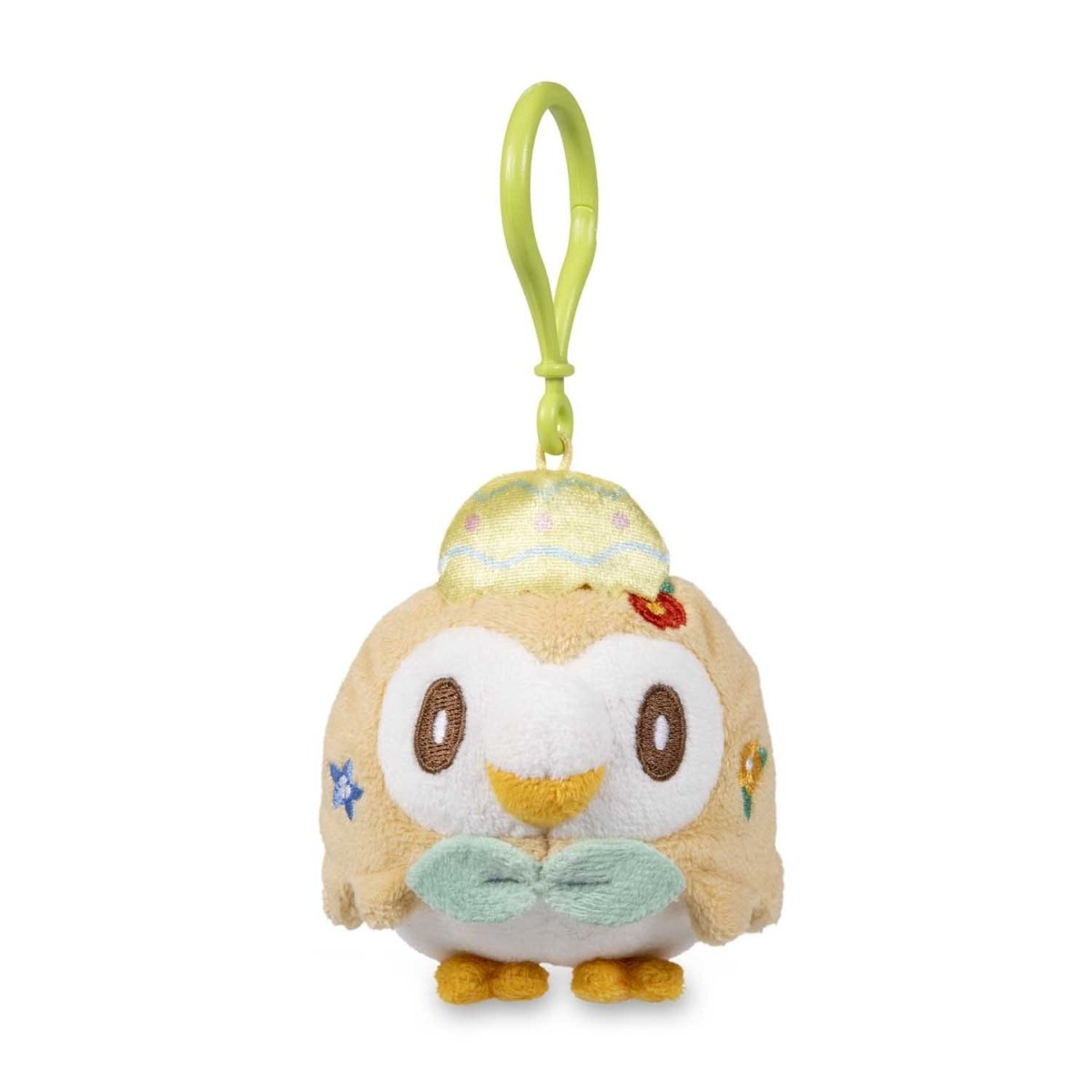 Licensed Rowlet Pokemon Plush Toys Soft Doll Key Chain Ring