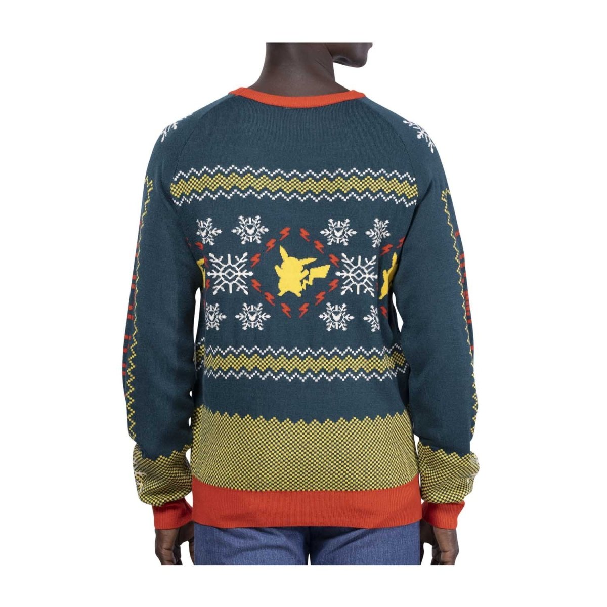 Pikachu Festive Winter Knit Sweater - Adult | Pokémon Center Official Site