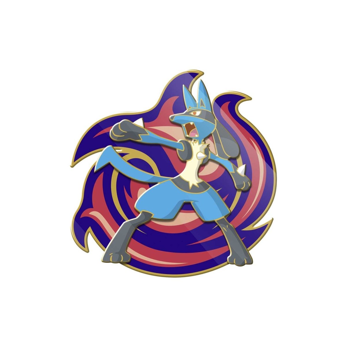 Aura Pokémon Lucario Poster, Inspired by TCG