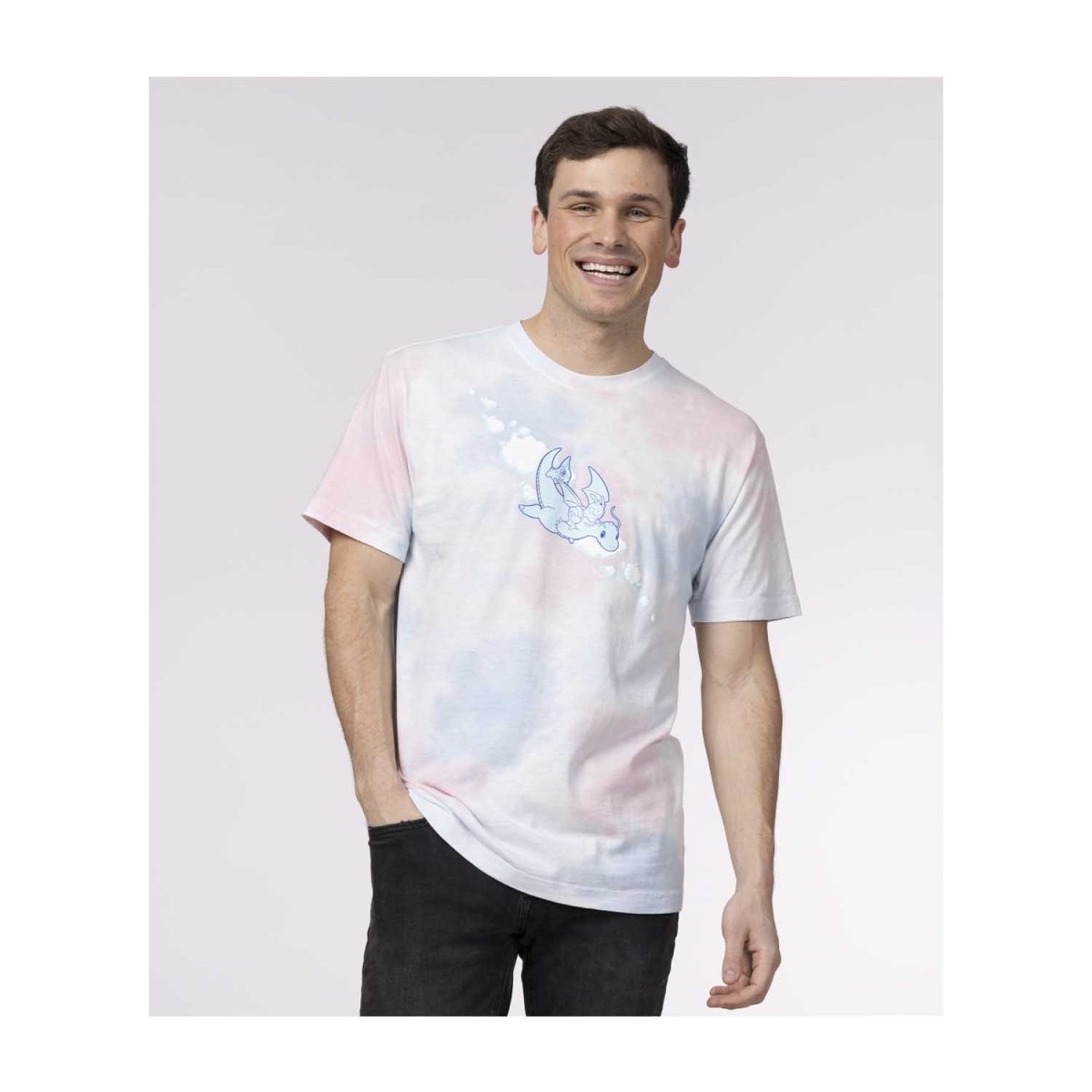 *TEAM DREAM* pink tie dye t-shirt