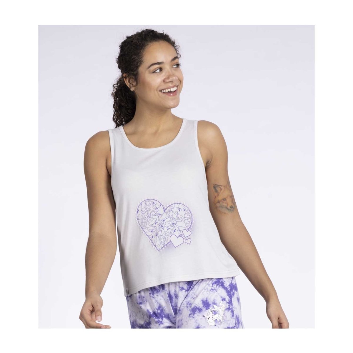 Pikachu & Sylveon Lavender Tank Top - Women