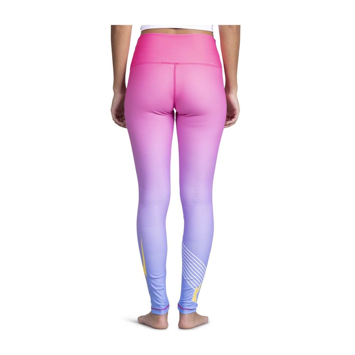 VESPACCI Stretch Patterned Regular Pink Multicolor Leggings Vsp7321pem