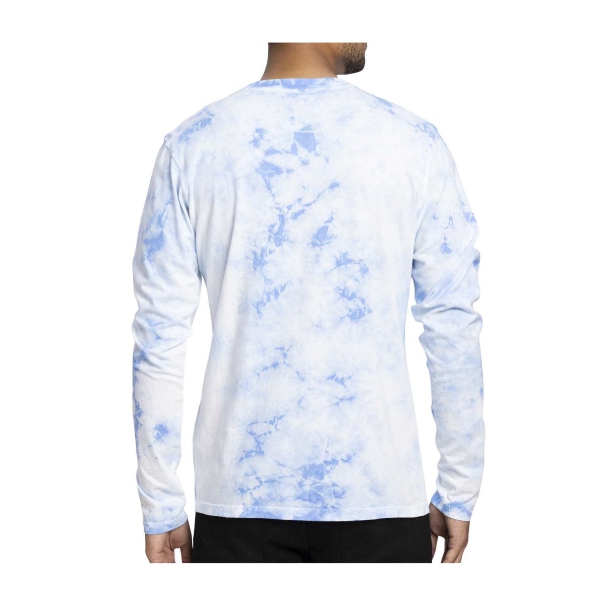 Dragonite Pokémon Take Flight Blue Tie-Dye Fitted Long-Sleeve T-Shirt ...