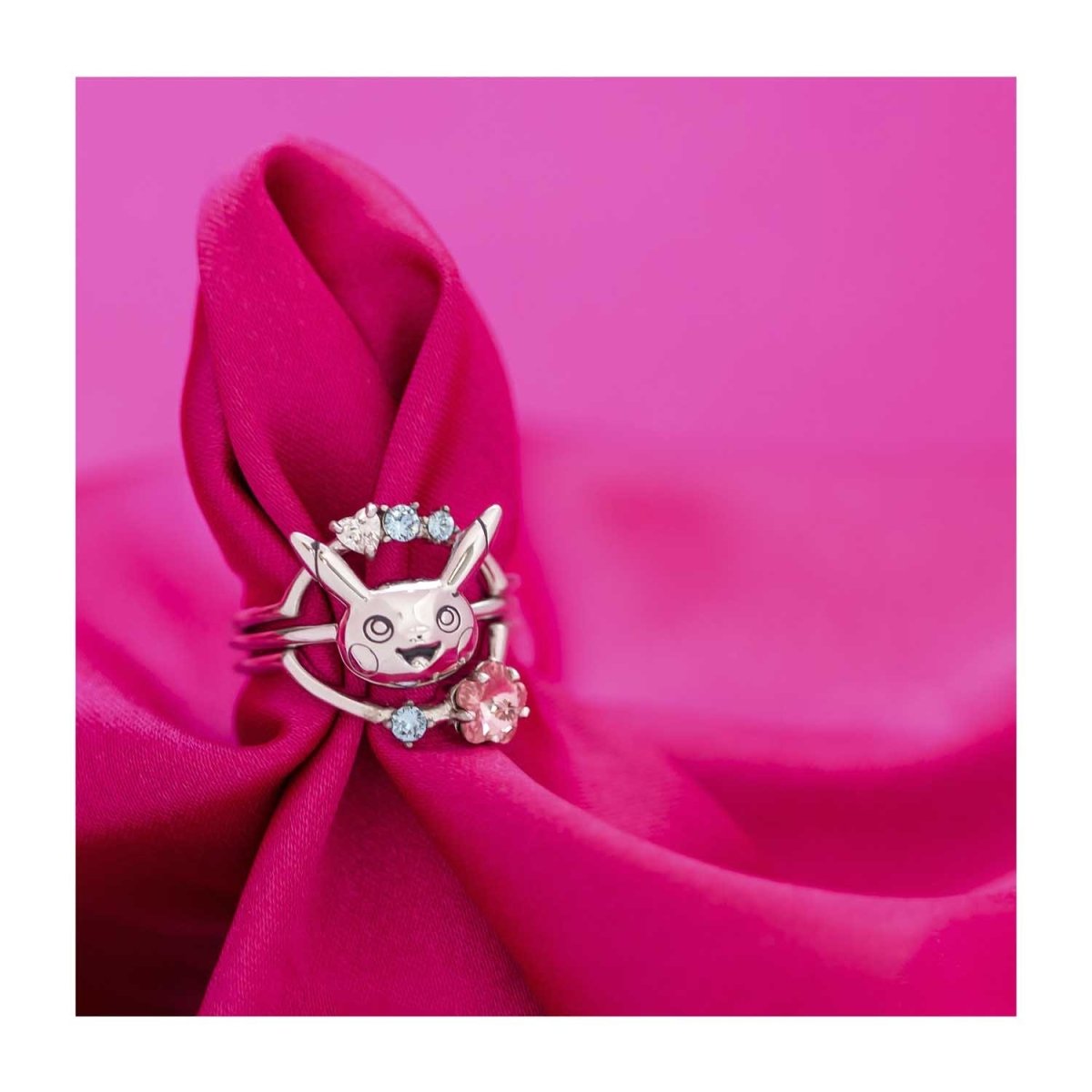 Pokémon Center × RockLove: Sylveon Sterling Silver Stacking Rings