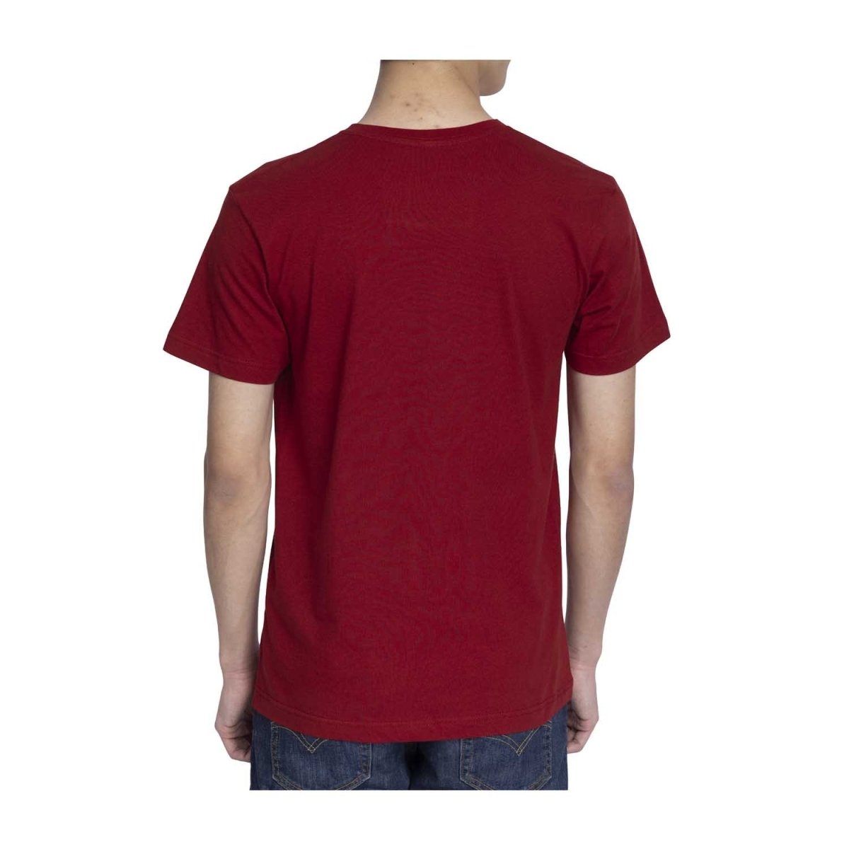 Dawn Pokémon Trainers Dark Red Relaxed Fit Crew Neck T-Shirt - Adult