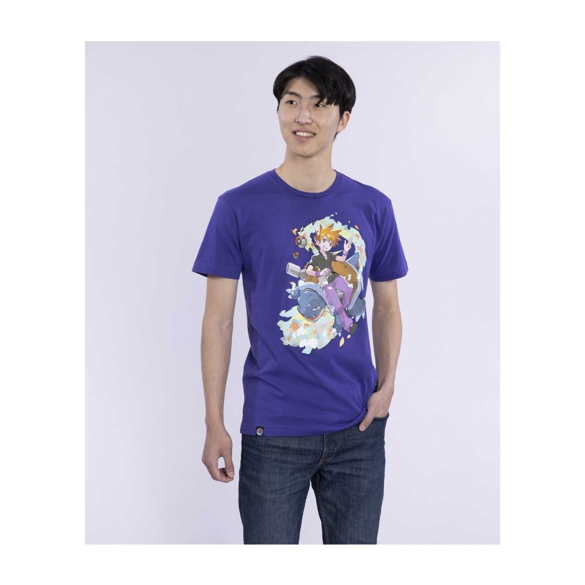 blue pokemon shirt