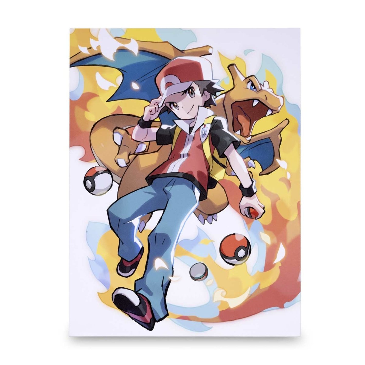 Pokémon Trainers Red Canvas Wall Art Pokémon Center Official Site