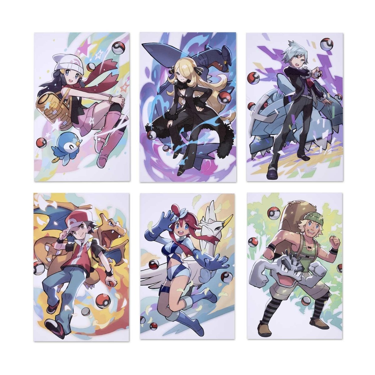 Pok Mon Trainers Posters Set B Pack Pok Mon Center Official Site