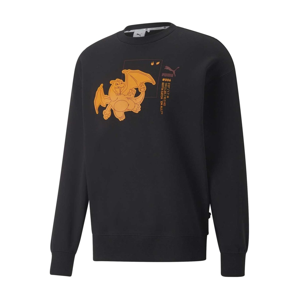 Puma GRAPHIC HOODIE - Sweatshirt - black 