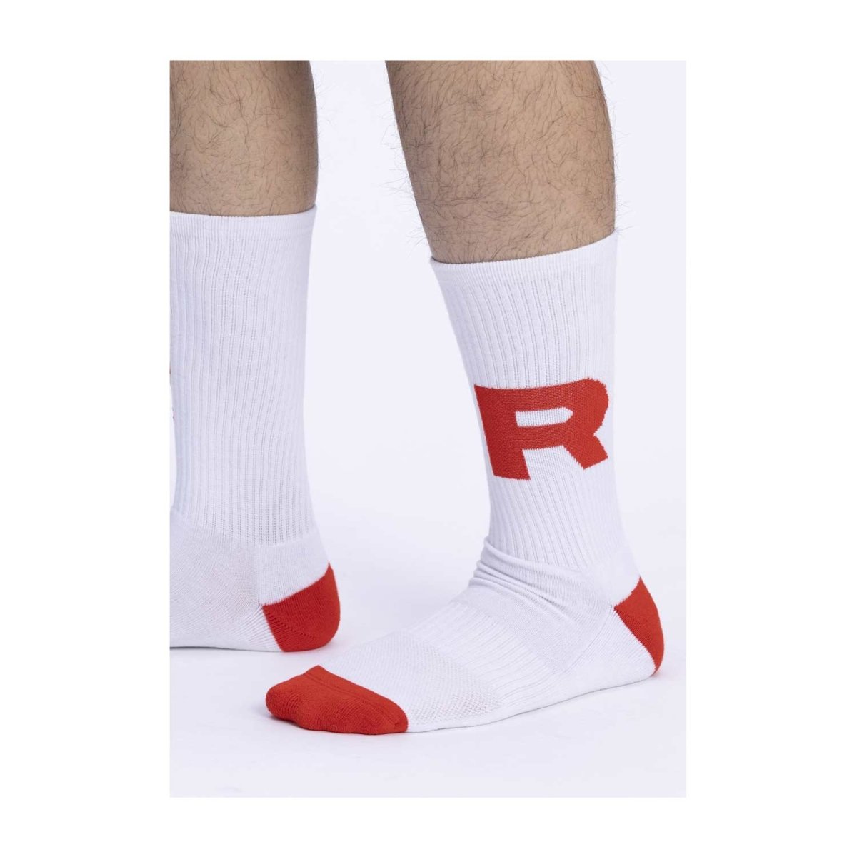 Adult Red and White Socks for Adults