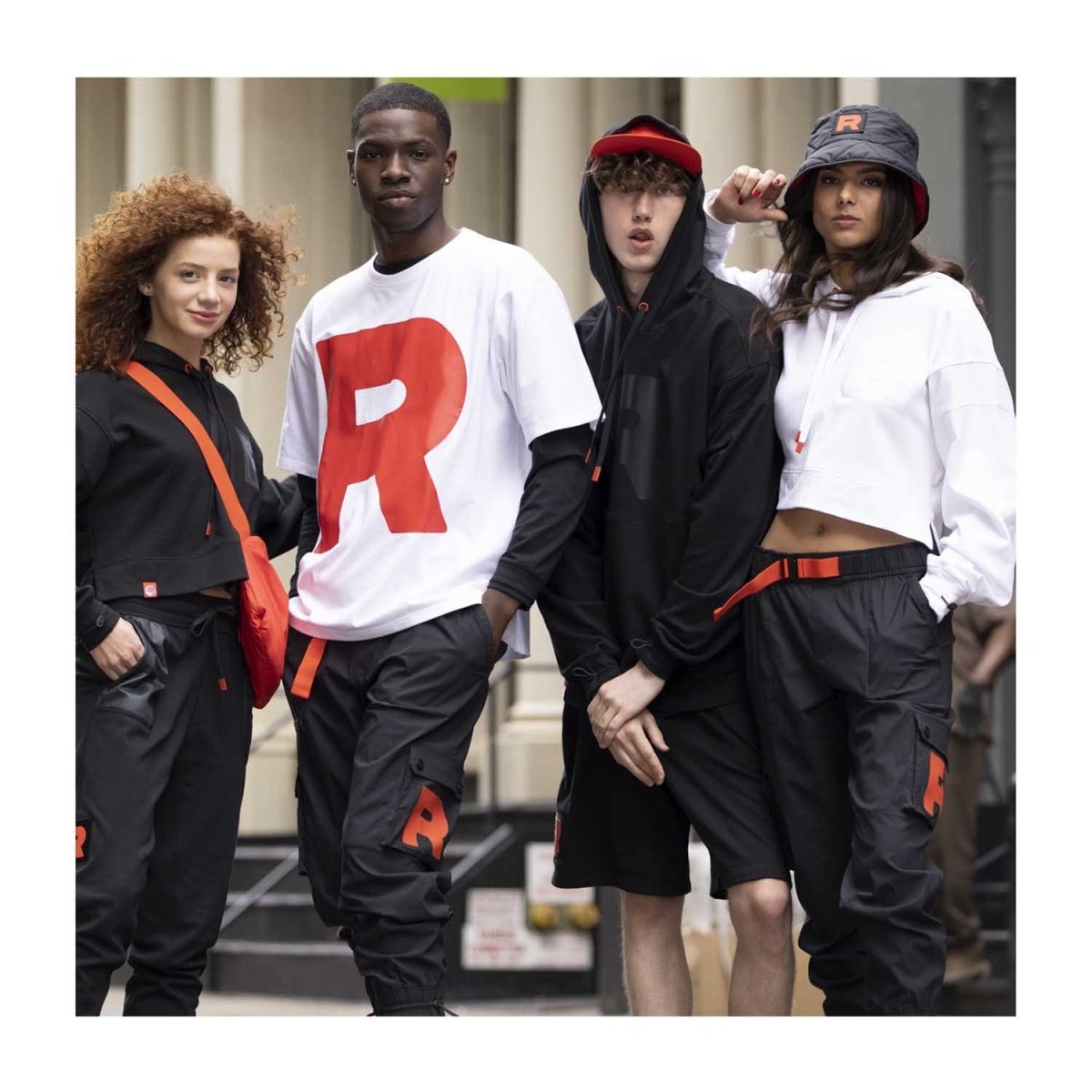 Team Rocket HQ Collection Black Relaxed Fit Utility Jogger Pants - Adult