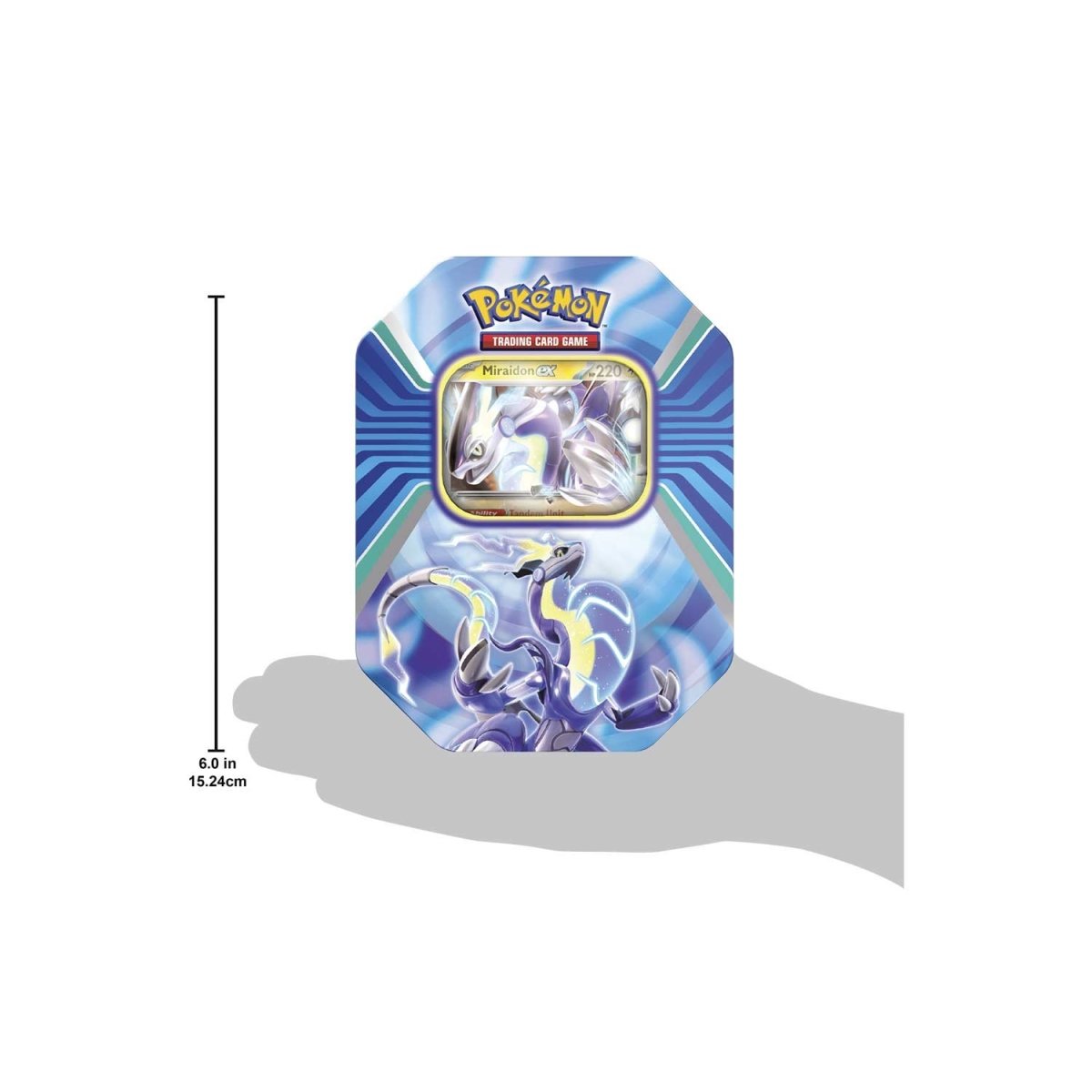 Pok Mon Tcg Paldea Legends Tin Miraidon Ex Pok Mon Center Uk Official Site