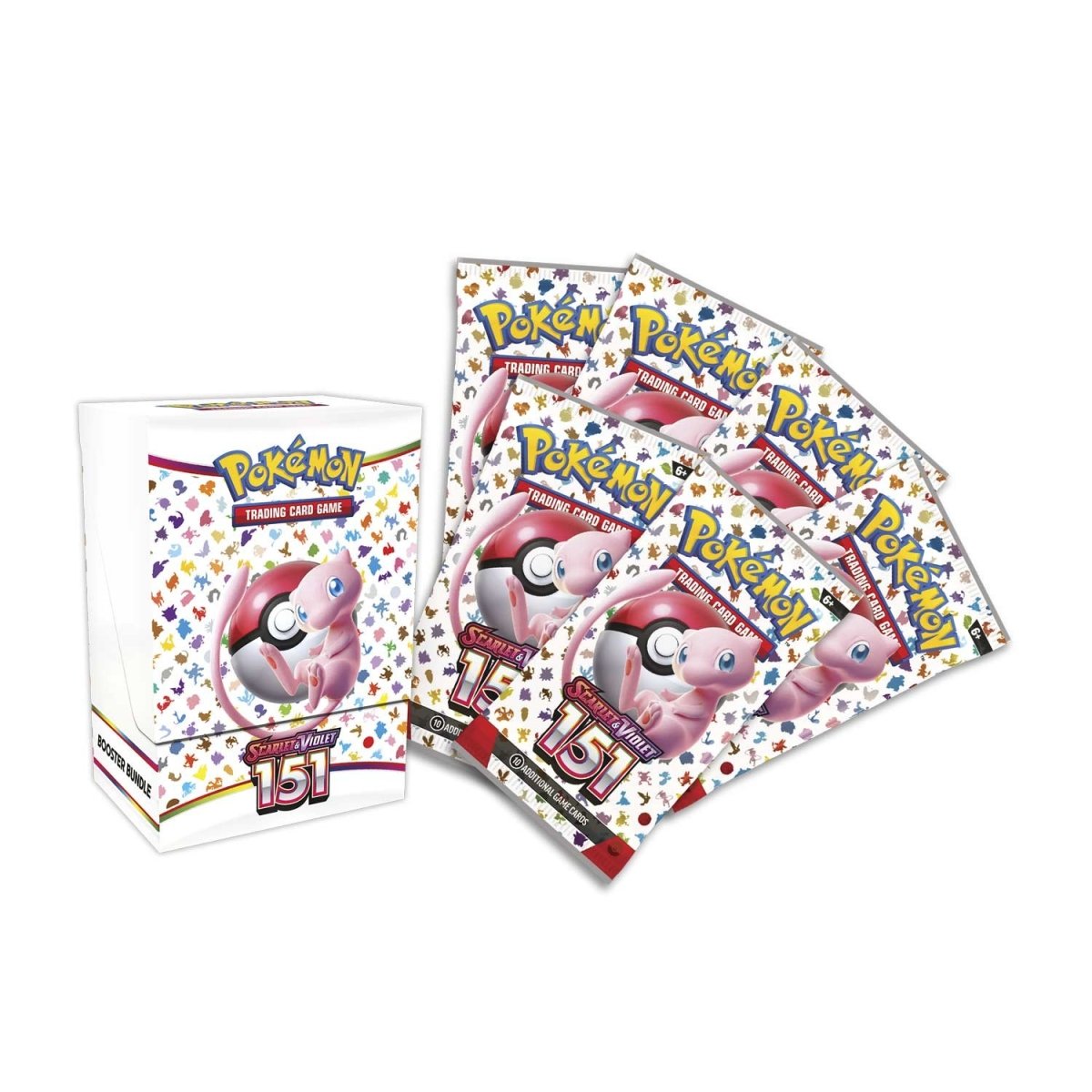 Pokemon Scarlet & Violet 151 Booster Bundle Box 6-Display Case