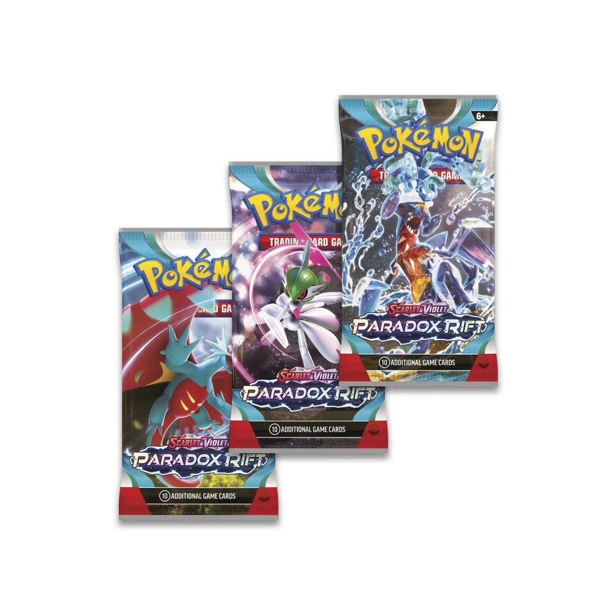 Pokémon TCG: Scarlet & Violet-Paradox Rift 3 Booster Packs & Cetitan Promo  Card