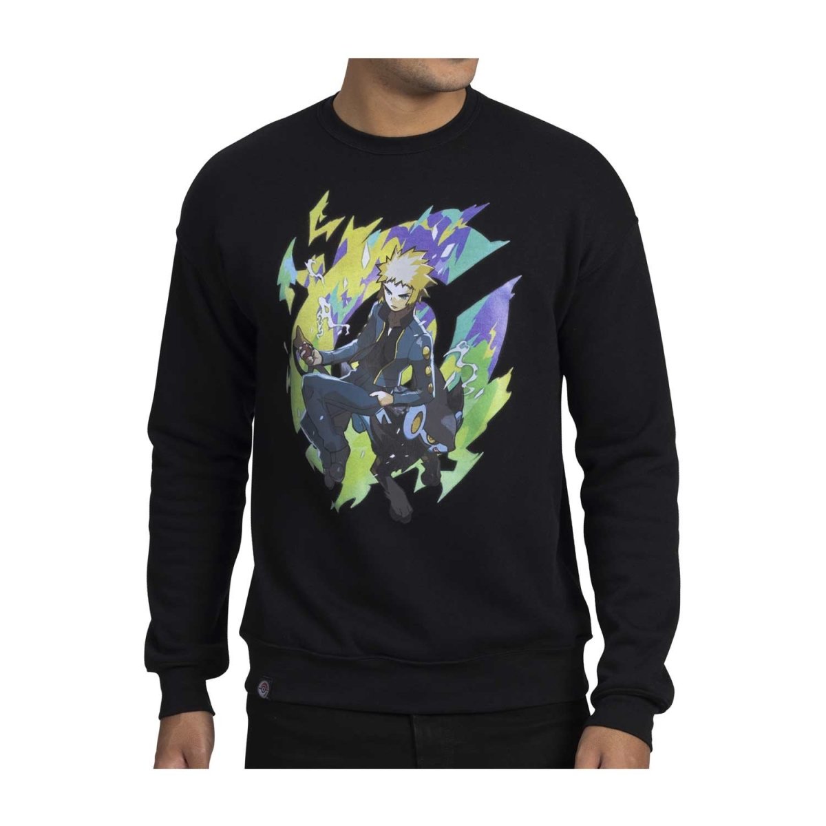 Volkner Pokémon Trainers Black Oversize Drop-Shoulder Crew Neck ...