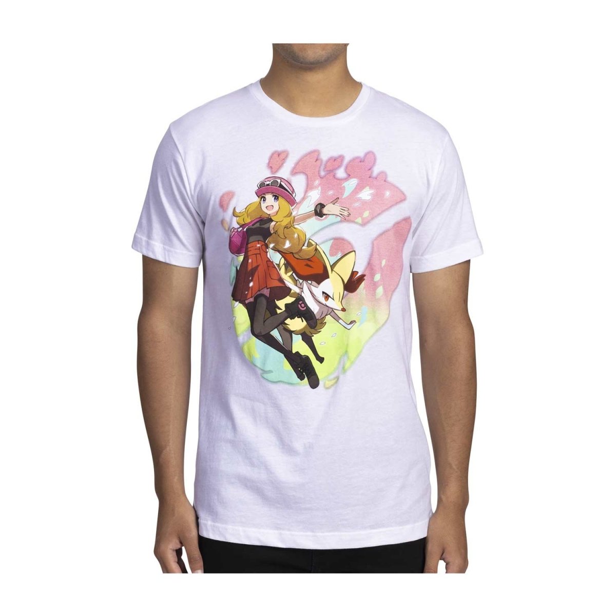 Serena Pokémon Trainers White Relaxed Fit Crew Neck T-Shirt - Adult ...