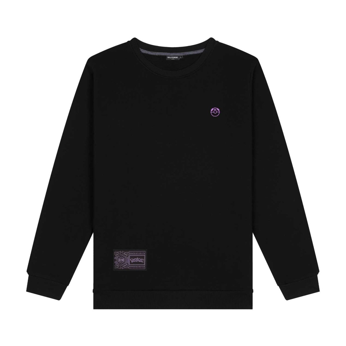 Pokémon × Dolly Noire: Mewtwo Black Crew Neck Sweatshirt - Adult