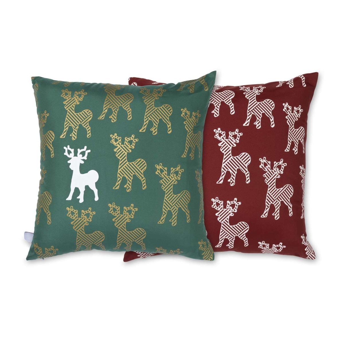 Red Plaid Christmas Throw Pillow Covers (18x18 In, 6 Pack)