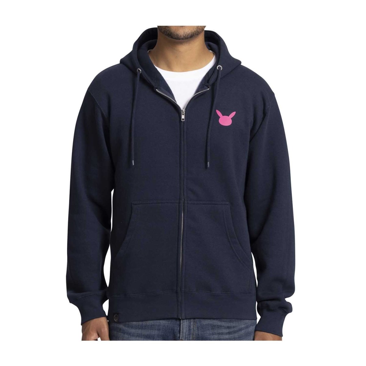 Navy blue hot sale pink hoodie