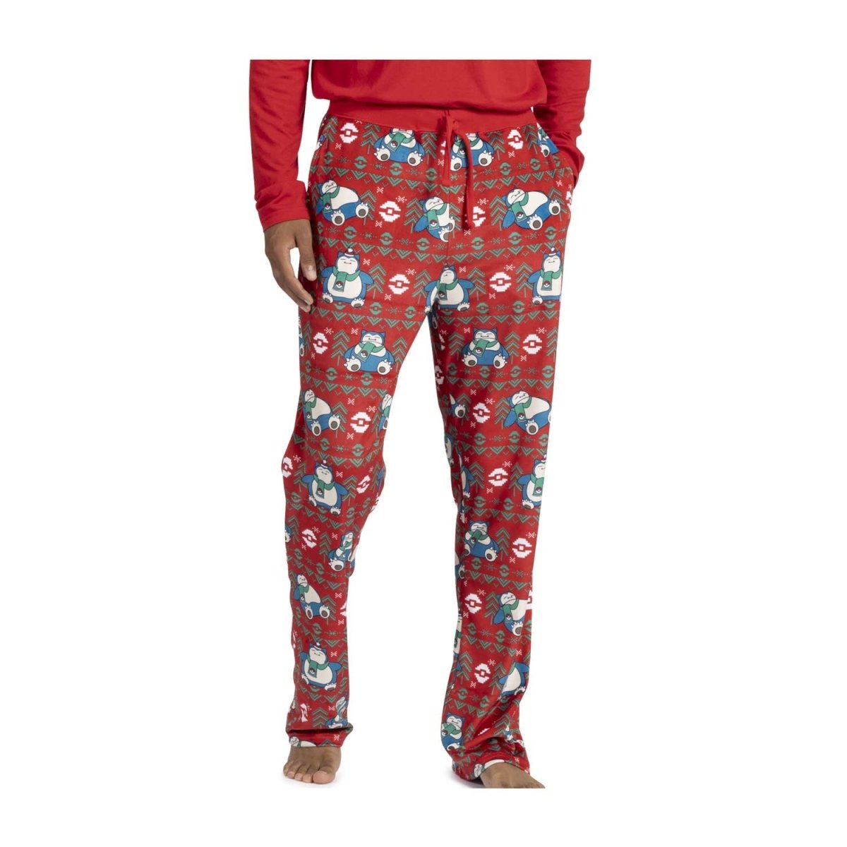 Snorlax Restful in Red Lounge Pants - Men | Pokémon Center Canada ...