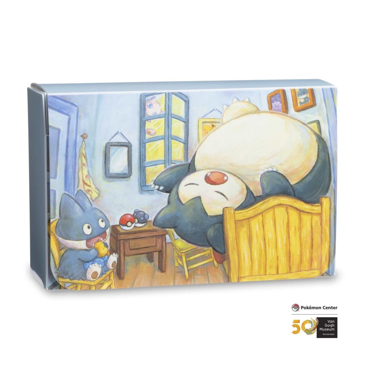 Pokémon Center × Van Gogh Museum: Munchlax & Snorlax Inspired by The  Bedroom Double Deck Box