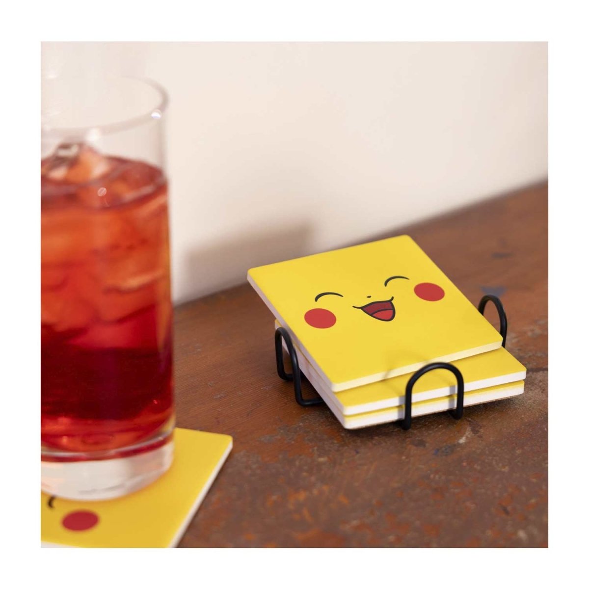 Pikachu Pok mon Home Accents Coasters 4 Pack