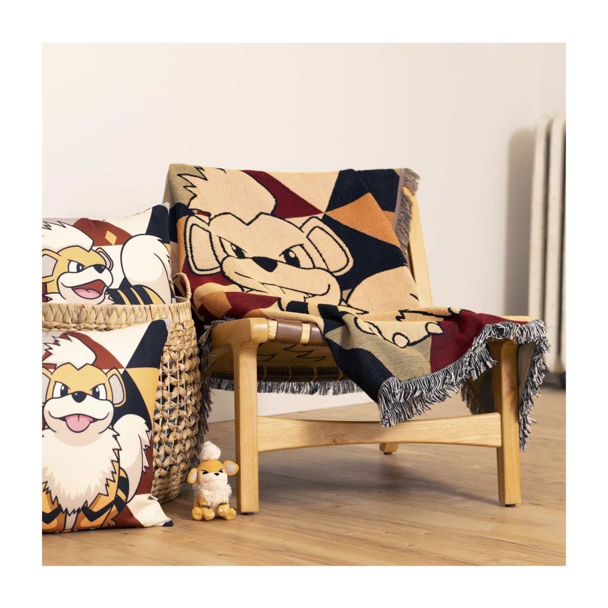 Growlithe Pok mon Home Accents Jacquard Throw Blanket