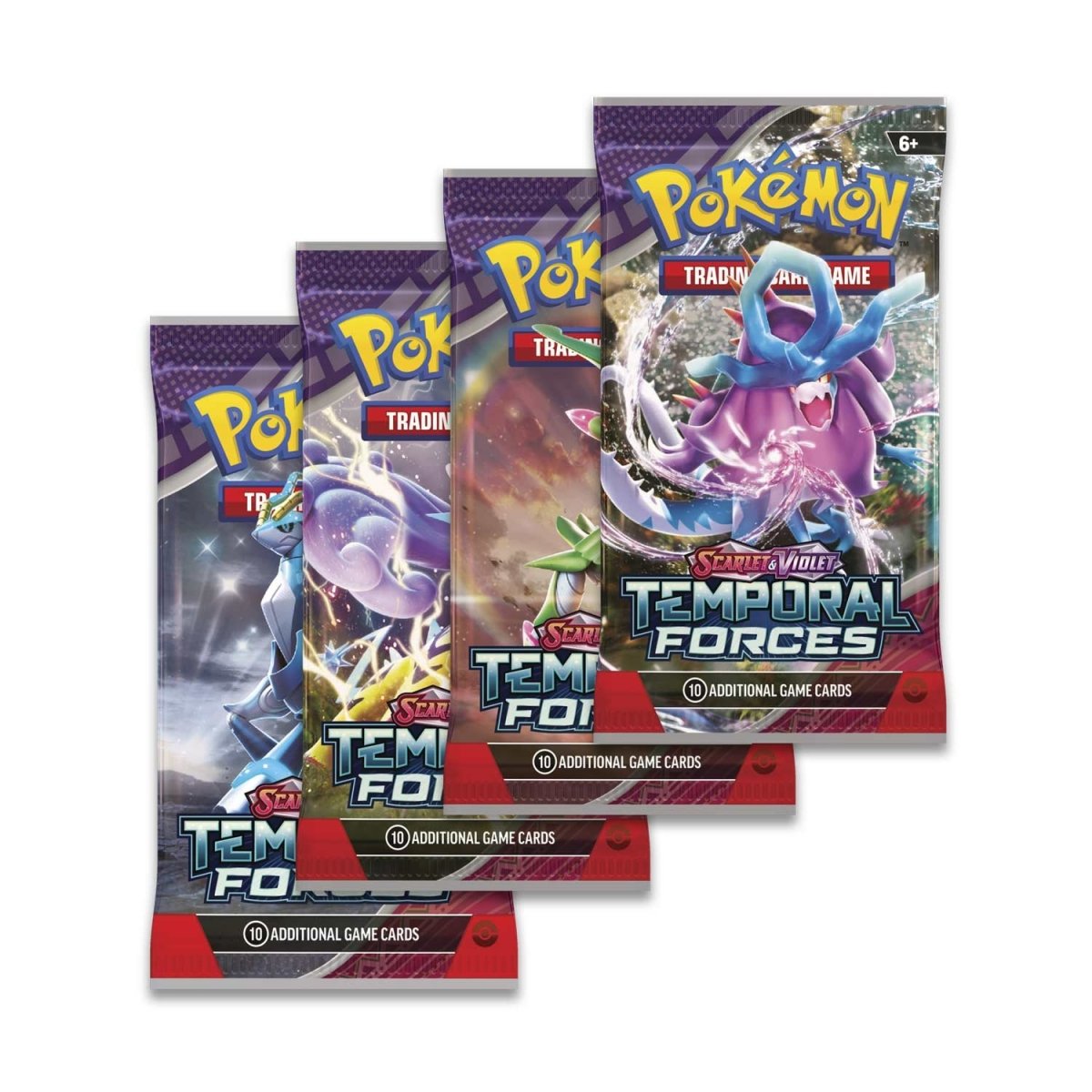 Pokémon Tcg Scarlet And Violet Temporal Forces Booster Pack 10 Cards Pokémon Center Official Site 