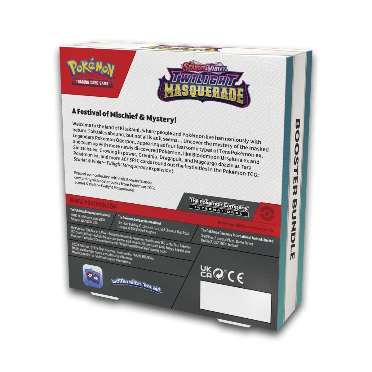 Pokémon TCG: Scarlet & Violet-Twilight Masquerade Booster Bundle (6 ...