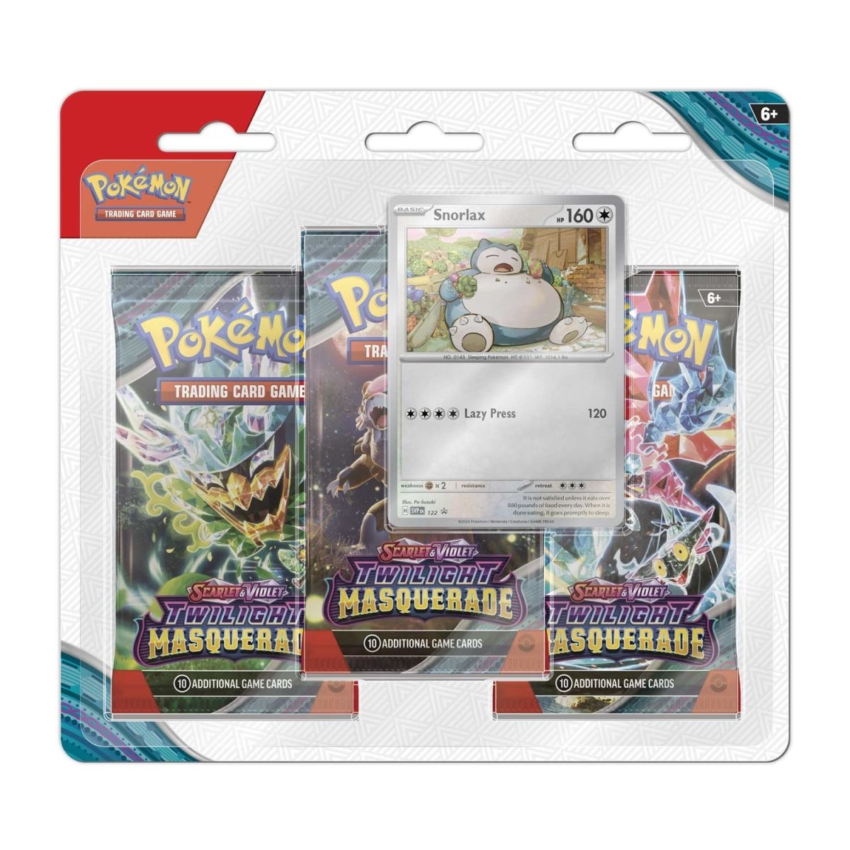 Pokémon TCG: Scarlet & Violet-Twilight Masquerade 3 Booster Packs ...