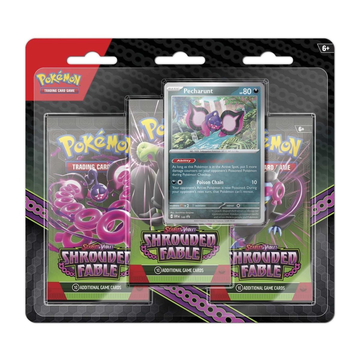 Pokémon TCG: Scarlet & Violet-Shrouded Fable 3 Booster Packs ...