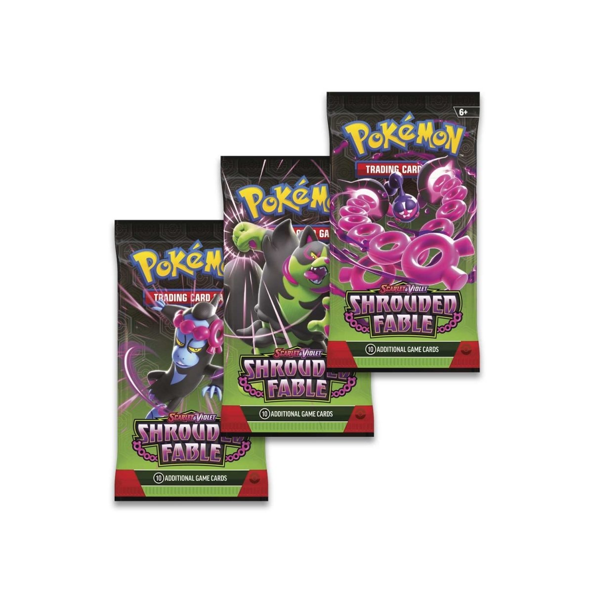 Pokémon TCG: Scarlet & Violet-Shrouded Fable 3 Booster Packs ...