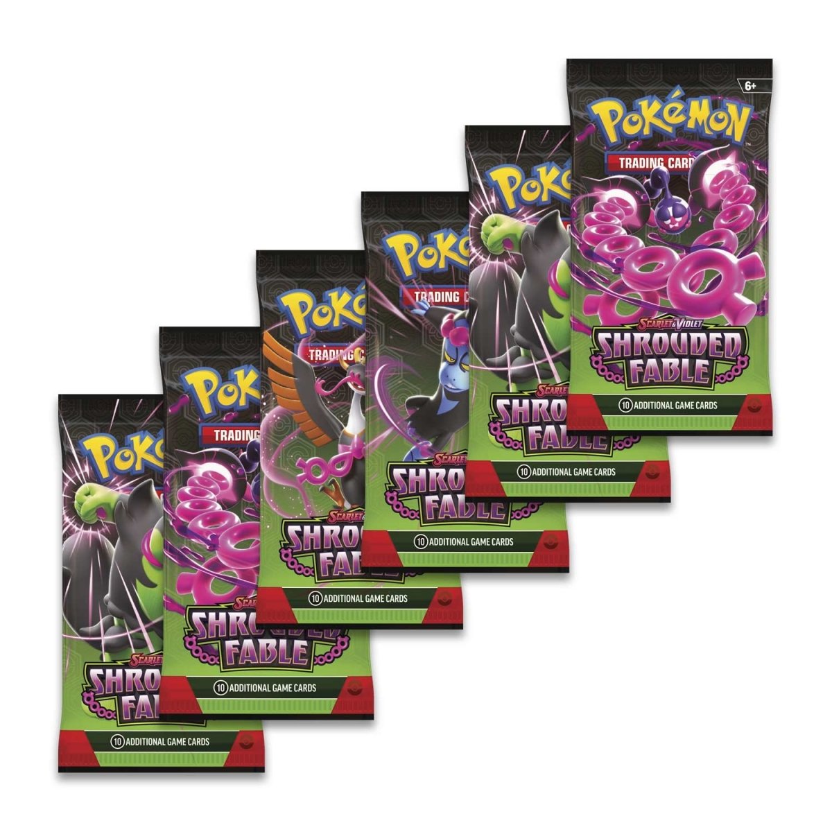 Pokémon TCG: Scarlet & Violet-Shrouded Fable Booster Bundle (6 Packs ...