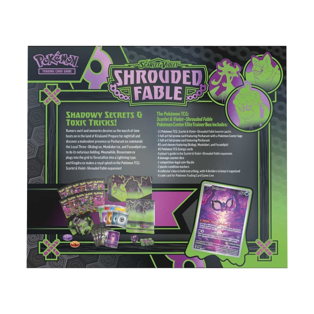 Pokémon TCG: Scarlet & Violet-Shrouded Fable Pokémon Center Elite Trainer  Box | Pokémon Center Official Site