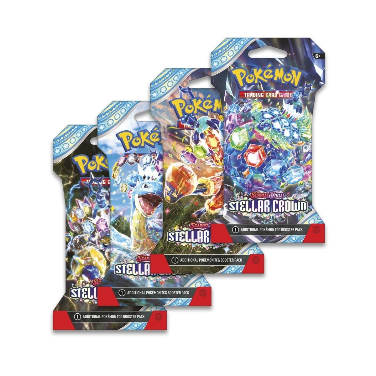 Pokémon TCG: Scarlet & Violet-Stellar Crown Sleeved Booster Pack (10 ...