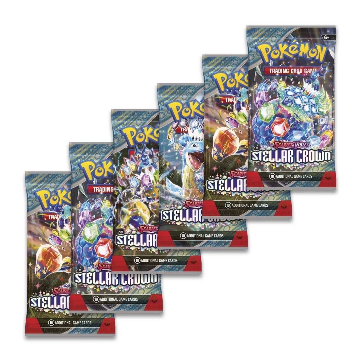 Pokémon TCG: Scarlet & Violet-Stellar Crown Booster Bundle (6 Packs ...