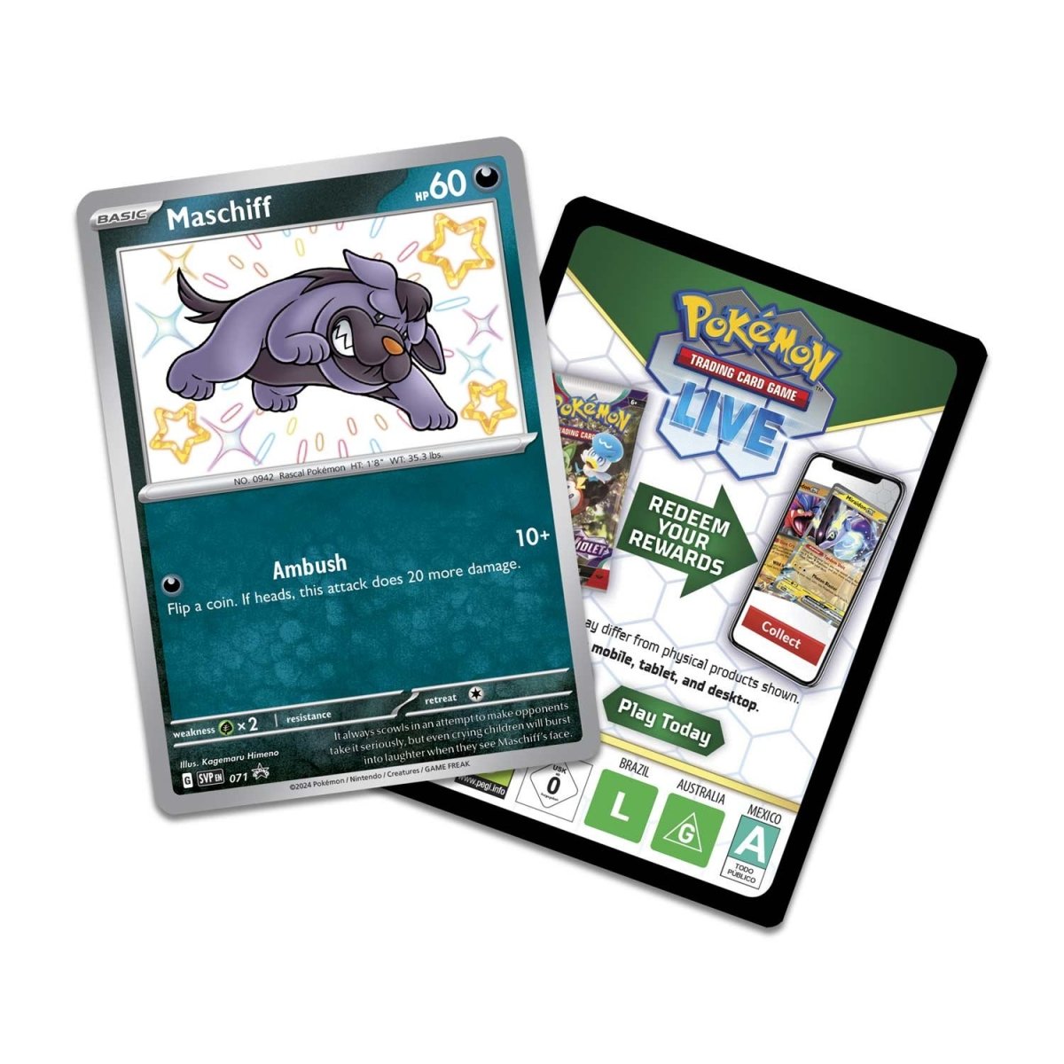 Pokémon TCG: Scarlet & Violet - Paldean Fates - Tech Sticker Collection -  Shiny Greavard - Face To Face Games