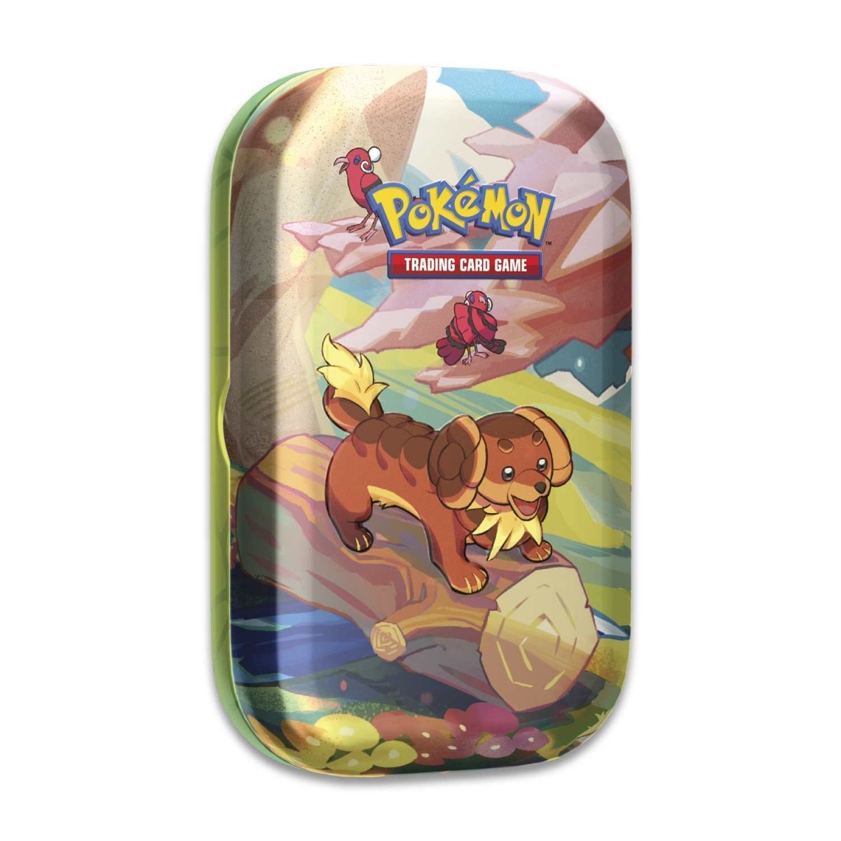 Pokemon TCG Vibrant Paldea Mini Tin Oricorio Dachsbun Pokemon Center UK Official Site