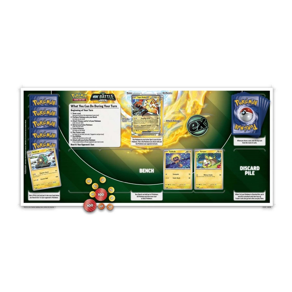 Pokémon TCG: Tapu Koko ex Battle Deck | Pokémon Center Official Site