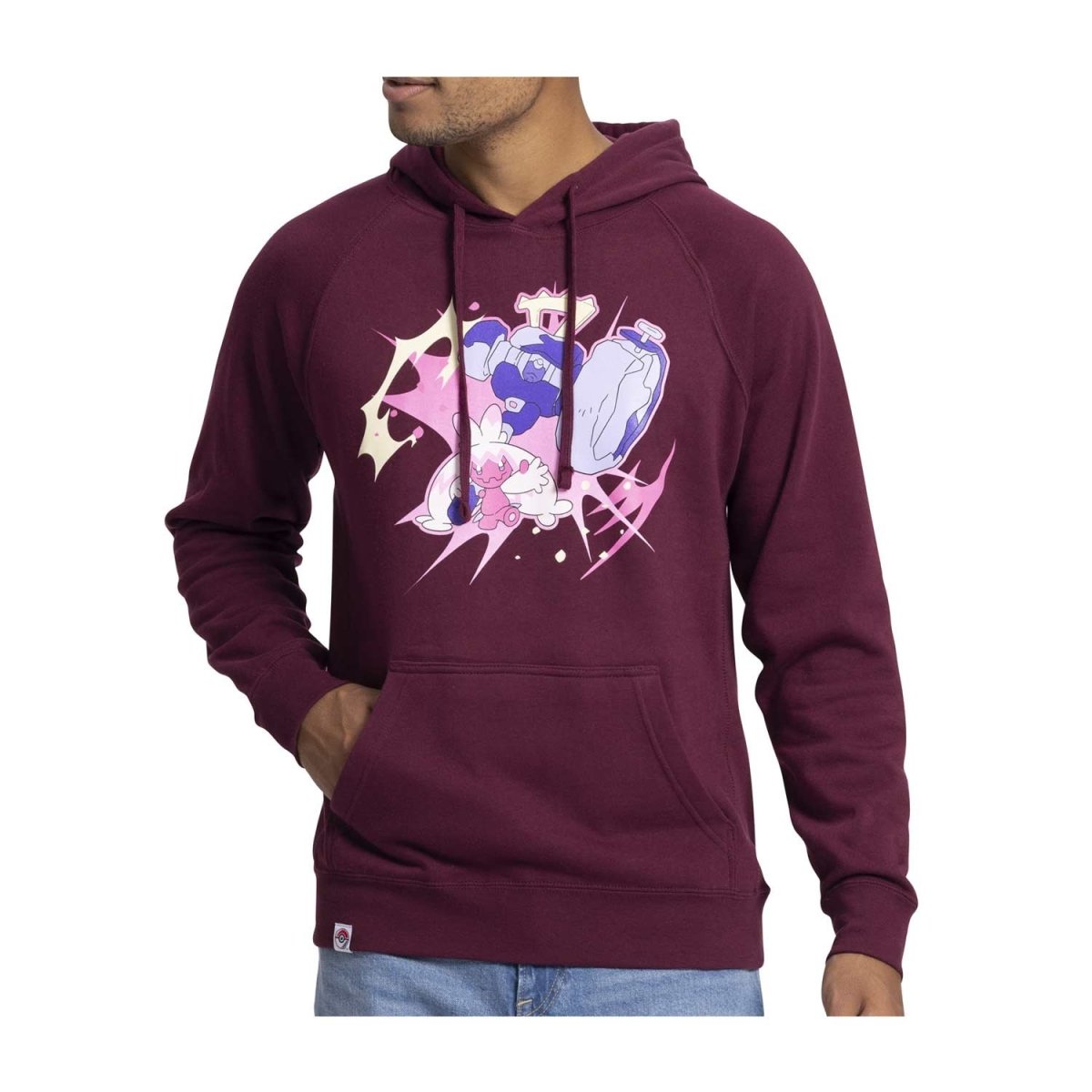 Tinkaton Maroon Pullover Hoodie - Adult | Pokémon Center Canada